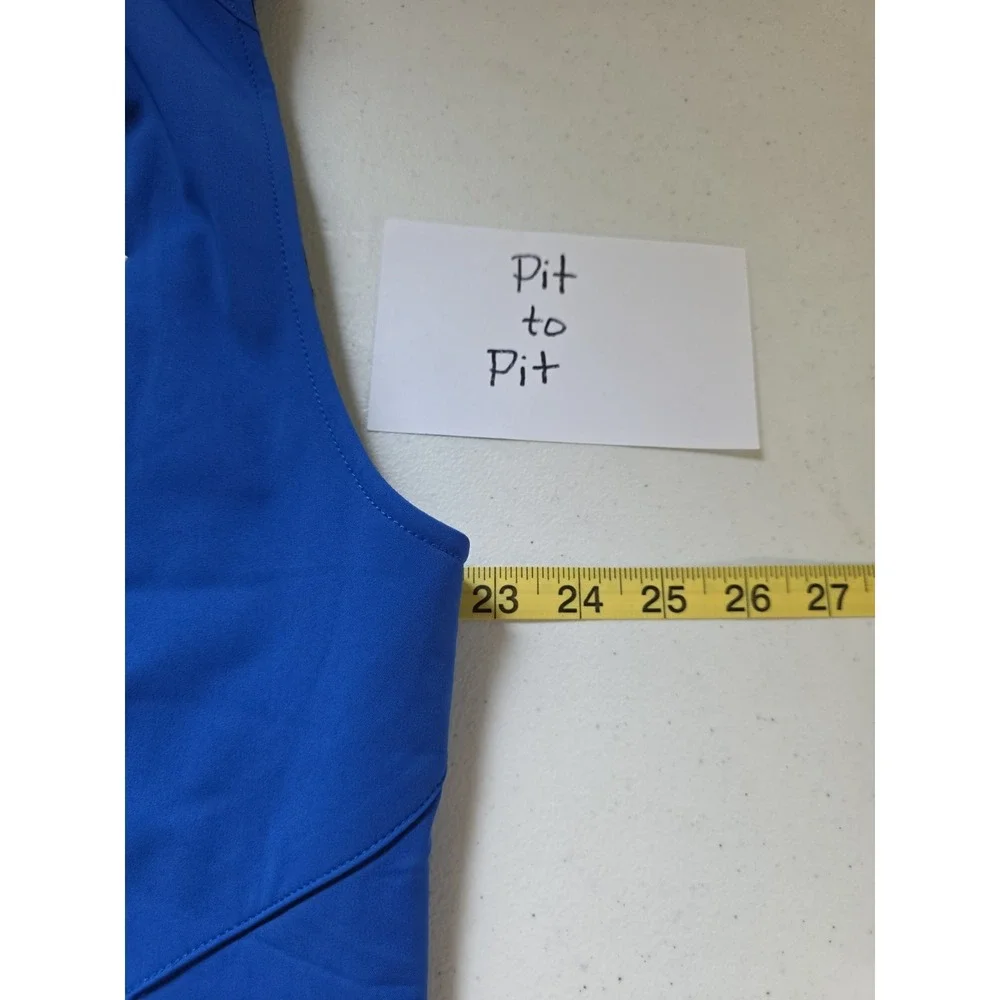 PeterMillar Mens M Blue Vest Wool Lined Workday Golf Tournament Layer Sport Coat